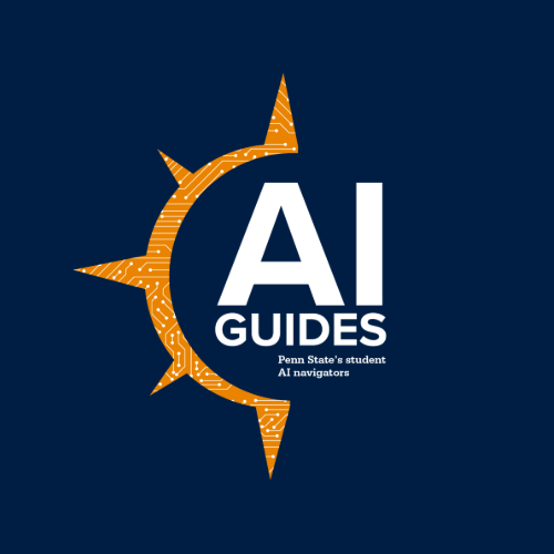 decorative; AI Guides program logo